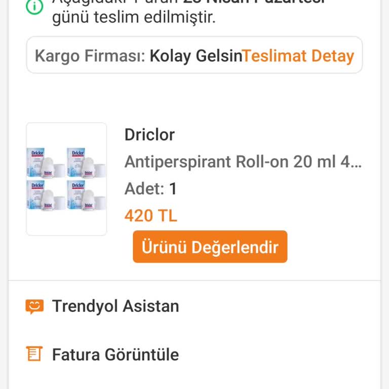 Aldığım Driclor Ürünleri Etkisiz Ve Param Boşa Gitti