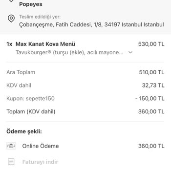 Teslim Edilmeyen Siparişe Çözüm Bulunmuyor