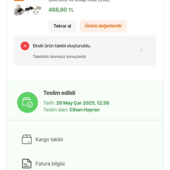 Hepsiburada Eksik Ürün Gönderdi İlgilenmedi Mağdur Edildim