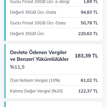 Onayladığım Tarifeden Yüksek Fatura Ve Açıklama Eksikliği