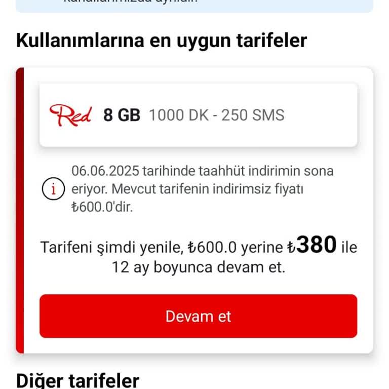Tarifeye Enflasyonun Üzerinde Yapılan Zam Müşteriyi Zorluyor