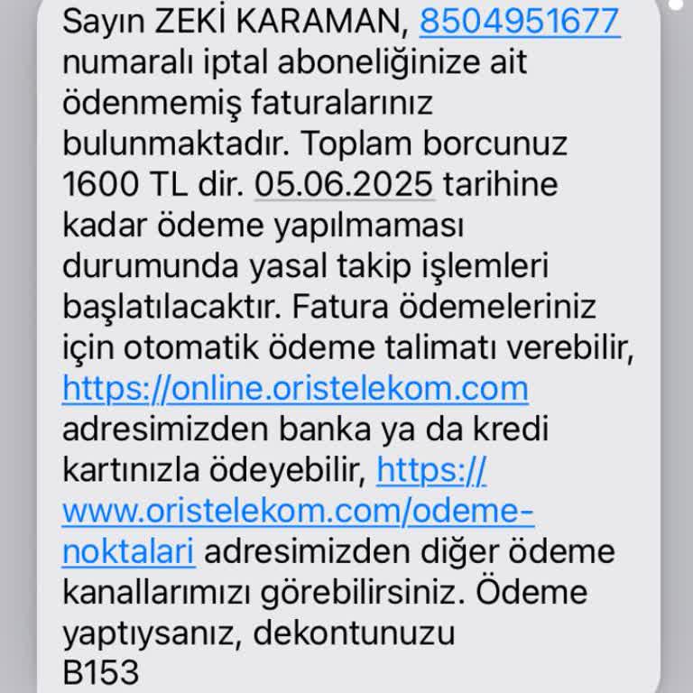 Modem İadesinde Ve Hizmette Yaşanan Sorunlar