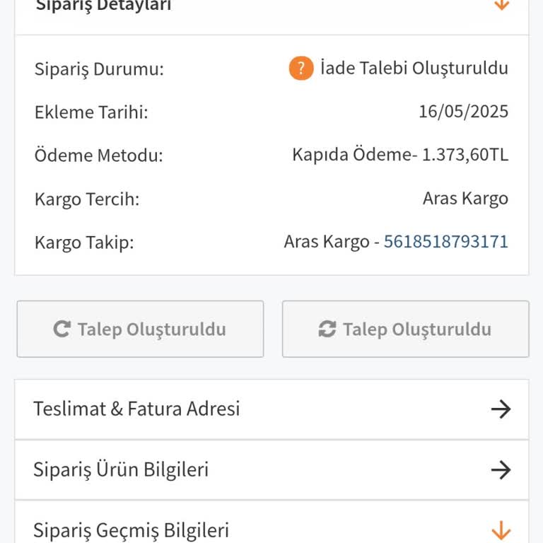 Yanlış Ürün Gönderildi, Para İadesi Yapılmıyor Ve Müşteri Hizmetleri Yetersiz