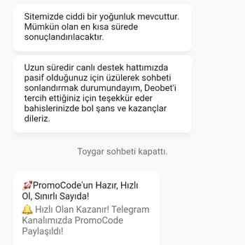 Promosyonun Verilmemesi Ve Sürekli Bahane Sunulması