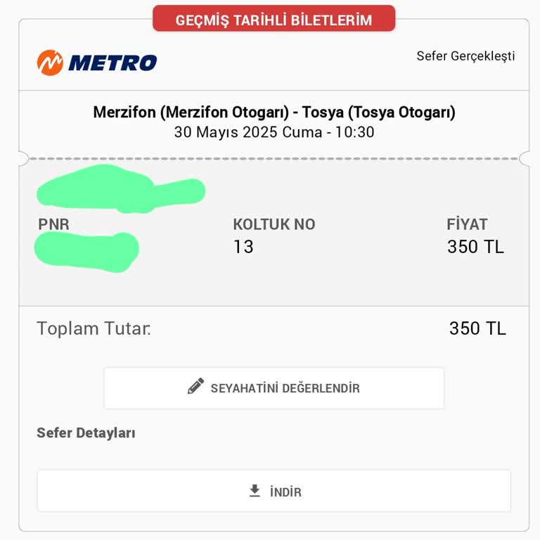 Otobüs Firmasının Varış Noktasına Uymaması Ve Kötü Hijyen