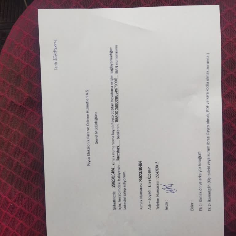 Payco Ücret İadesi İçin Sürekli Evrak İstemeleri Mağduriyetimi Artırıyor