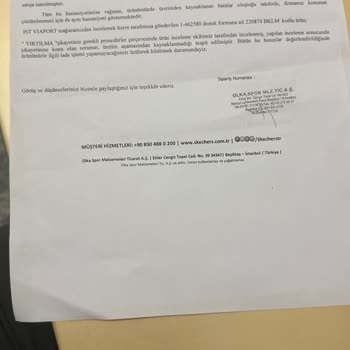Skechers Garanti Ve Müşteri Desteği Hayal Kırıklığı