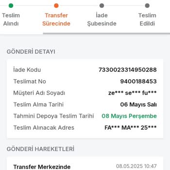 Trendyolmilla İade Sürecinde Kaybolan Ürünümün Ücreti Ödenmiyor