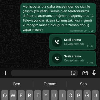 Teknik Servise Ulaşmak İmkansız, Mağduriyet Yaşıyorum