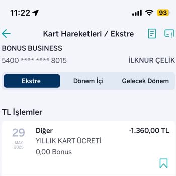 Garanti Bankası Business Kartıma Yüksek Aidat Kesildi, İade Talebim Cevapsız Kaldı