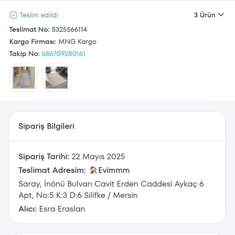 Teslim Edilmeyen Ürün İçin Sahte Kargo Takip Numarası Ve Yanıltıcı Teslimat Bilgisi