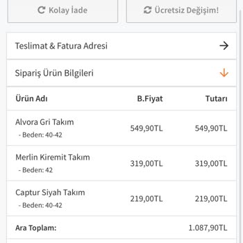 Siparişim Yerine Alakasız Ürünler Geldi Hakkımı İstiyorum