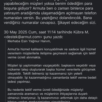 Armut'ta Teklif Verip Müşteriye Ulaşamamak Hayal Kırıklığı Yarattı