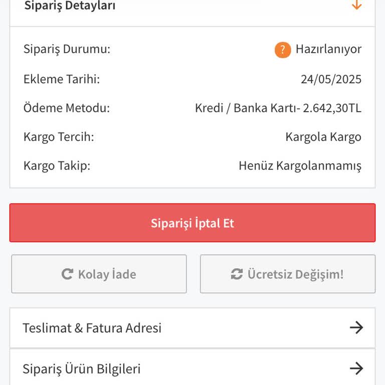 Siparişim Teslim Edilmedi, Firma İletişime Geçmiyor Ve Mağduriyet Yaşıyorum