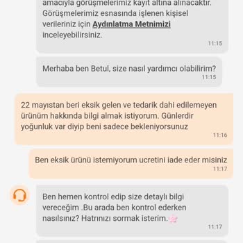 Eksik Ürün Ve Geciken Tedarik Süreci Mağduriyeti