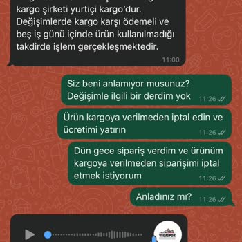 Sipariş İptal Talebine Yanıt Alınamıyor, Güven Sorunu Yaşıyorum