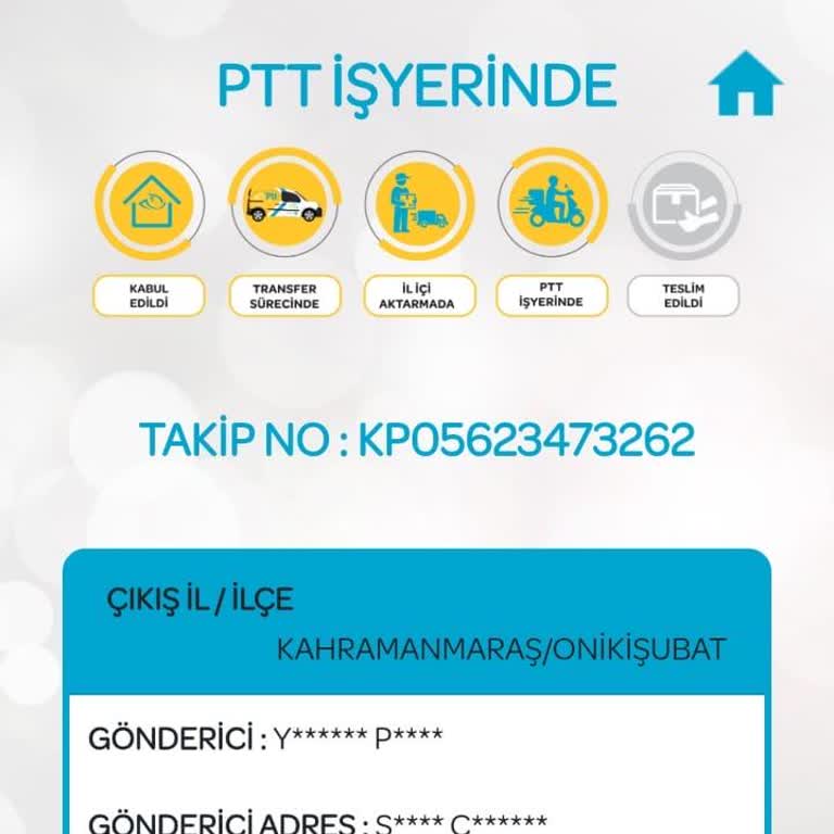 PTT Kargo Teslimatı Gecikti Mağduriyet Yaşıyorum