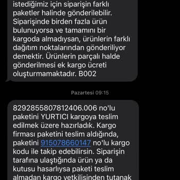 Siparişim Parça Parça Gönderiliyor Kargo Süreci Uzadı