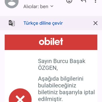 Bilet İptalinde Kupon Hakkında Bilgi Alamadım Ve Müşteri Hizmetleri Yönlendirmedi