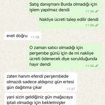 Bosch Şubesinden Aldığım Buzdolabında İade Sorunu Ve Olumsuz Yaklaşım