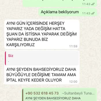 Bosch Şubesinden Aldığım Buzdolabında İade Sorunu Ve Olumsuz Yaklaşım