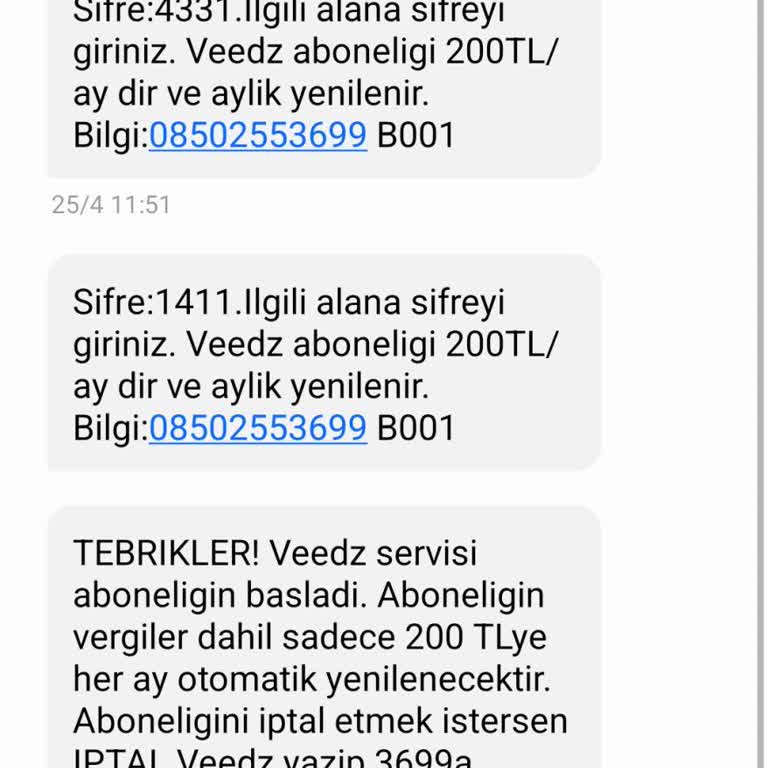 Onaysız Abonelik Ve Haksız Fatura Kesintisi Sonrası İade Talebi