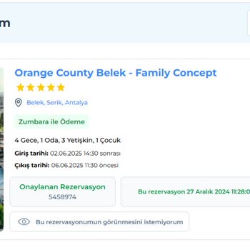 Rezervasyon Sonrası Otel Ve Acenteden Destek Alamadım