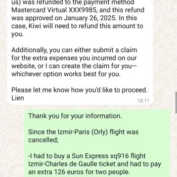 Seit 2 Monaten auf Rückerstattung von Kiwi.com für stornierten Transavia-Flug!