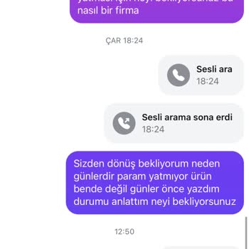Para İadesi Yapılmayan Ürün Ve Yetersiz İletişim