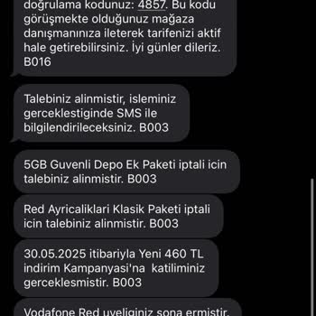 Yanlış Bilgilendirme İle Farklı Tarifeye Geçirildim