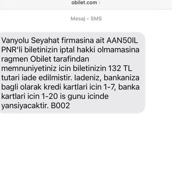Bilet İptalinde Düşük İade Ve Yetersiz Müşteri Hizmetleri Mağduriyeti