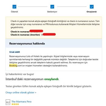 Booking.com und Pera Marmara Hotel meine Buchung verloren, bleibe ohne Unterkunft