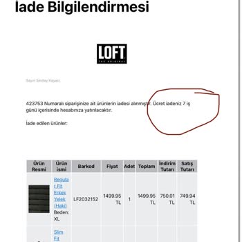 İade Sürecinde Gecikme Ve Müşteri Hizmetlerinden Yetersiz Destek
