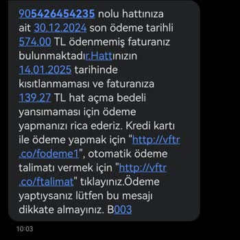 Rızam Dışında Açılan Faturalı Hat Ve Haksız Borç Mağduriyeti