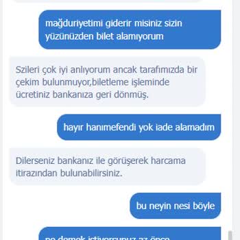 Obilet Bilet Ücreti İadesi Yapılmadı Müşteri Hizmetleri Tutarsız Bilgi Veriyor