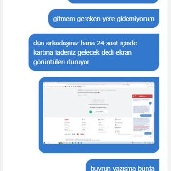 Obilet Bilet Ücreti İadesi Yapılmadı Müşteri Hizmetleri Tutarsız Bilgi Veriyor