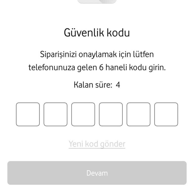 Faturaya Ek Cihaz Alırken Onay Kodu Gelmiyor, İşlem Tamamlanamıyor