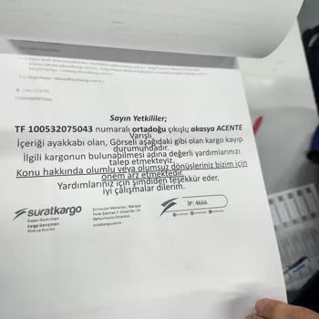 Kaybolan Ayakkabı Siparişim İçin Para İadesi Yapılmadı