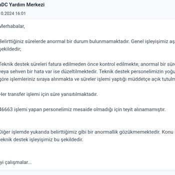 Pendc'de Sürekli Yaşanan Hizmet Kalitesi Ve Destek Sorunları
