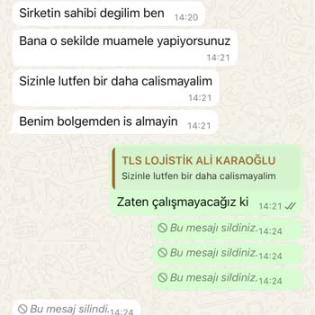 Ödeme Yapılmadı, Telefona Cevap Verilmiyor: Tls Lojistik Mağduriyeti