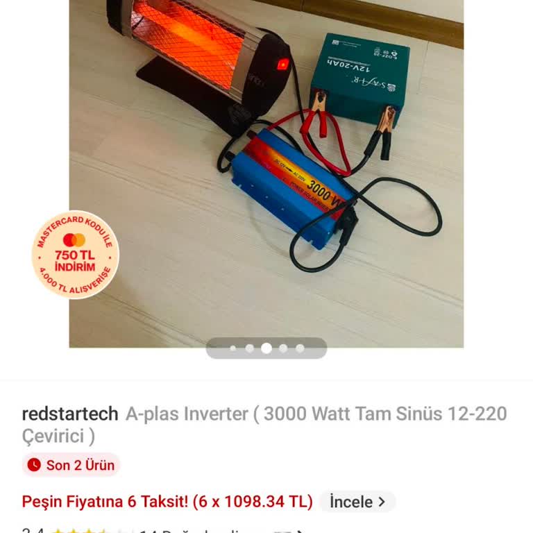 Aldığım İnverter Vaat Edilen Özellikleri Karşılamıyor İade Ve Çözüm Sunulmuyor