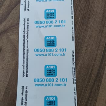 A101 Marketten Aldığım Fiş Okunaksız Ve Ürün Fiyatlarında Belirsizlik