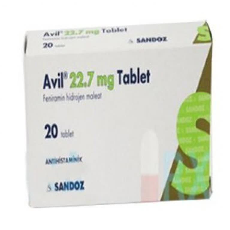 Sandoz Avil 22.7 Mg Tablet Ücreti
