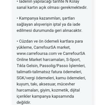 Kampanya Detayları Belirsizliği Nedeniyle İade Alamadım