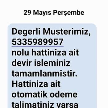 Bana Ait Olmayan Hatlara Devir Mesajları Geliyor