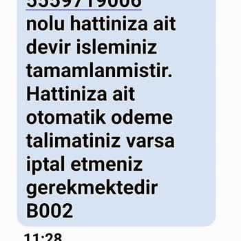 Bana Ait Olmayan Hatlara Devir Mesajları Geliyor