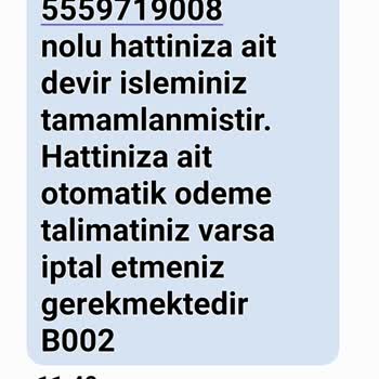 Bana Ait Olmayan Hatlara Devir Mesajları Geliyor