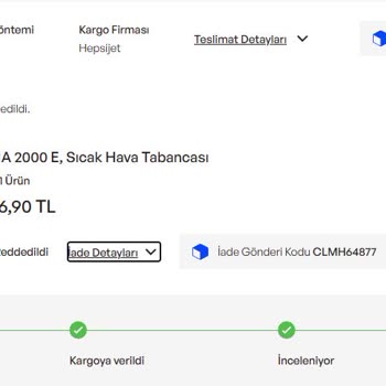 Görselde Vaat Edilen Çanta Yok, İade Reddiyle Hayal Kırıklığı!