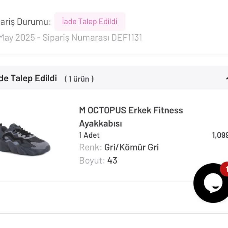 Ayakkabı Numara Değişikliği İçin Yetersiz Müşteri Hizmeti