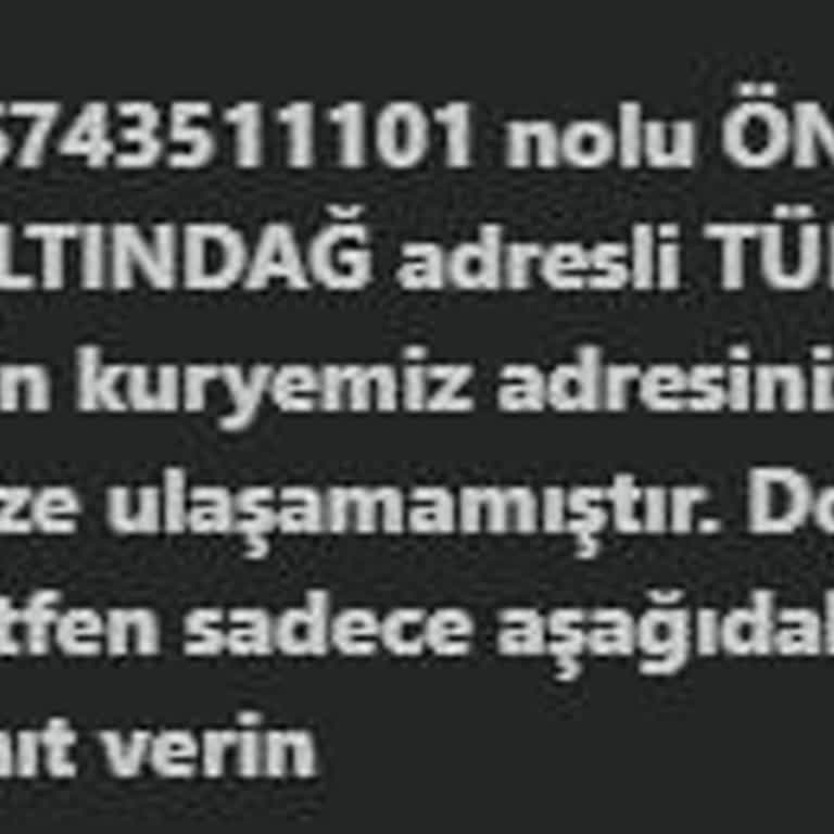 Kurye Gelmeden Teslim Edilemedi Mesajı Almak Sinir Bozucu